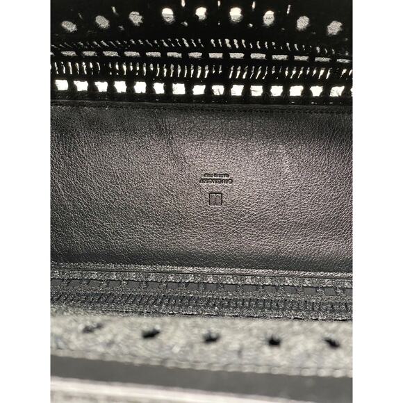 Medium G-Tote shopping bag in laced raffia - Picture 10 of 11